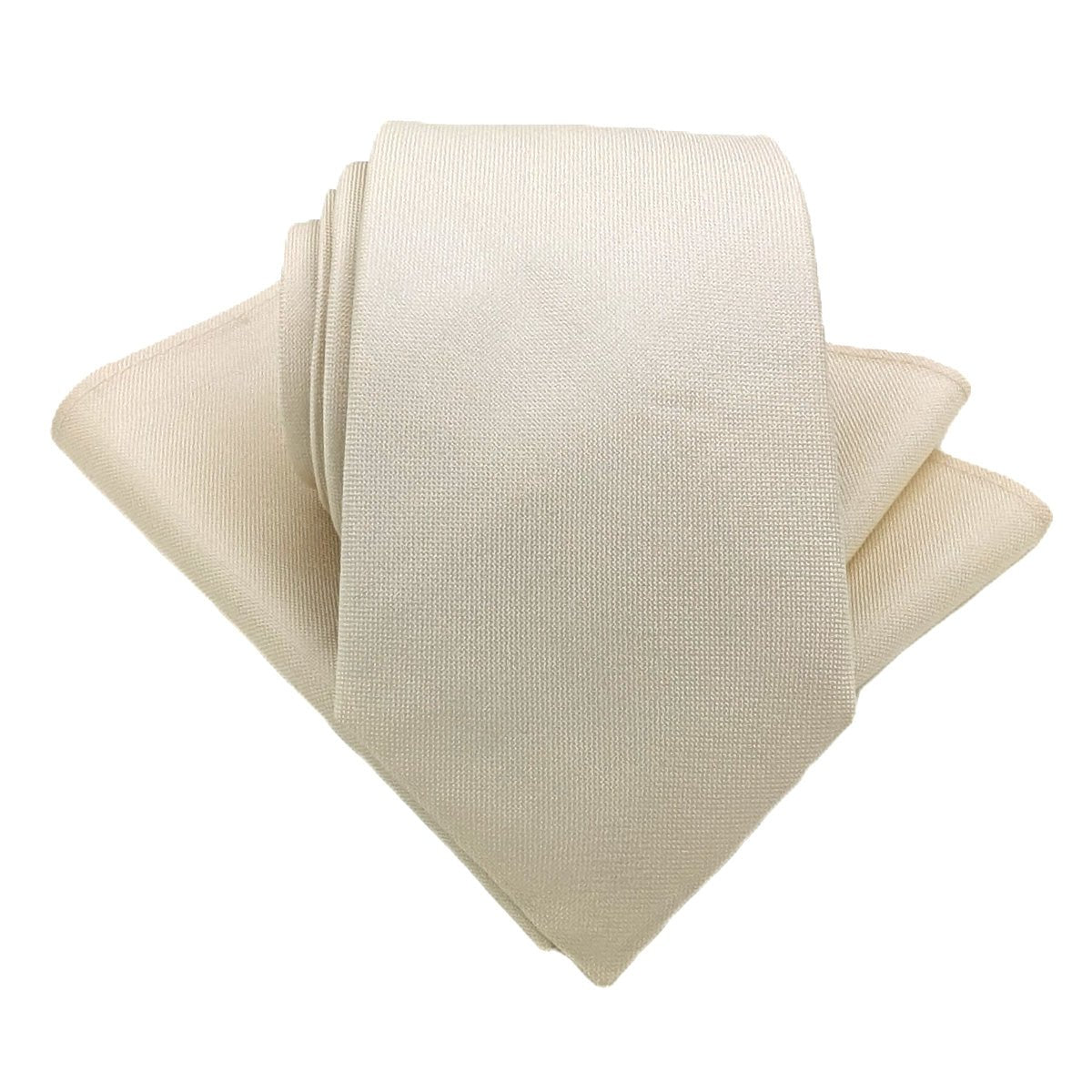 Cream Silk Pocket Square - Wedding Pocket Square - Swagger & Swoon