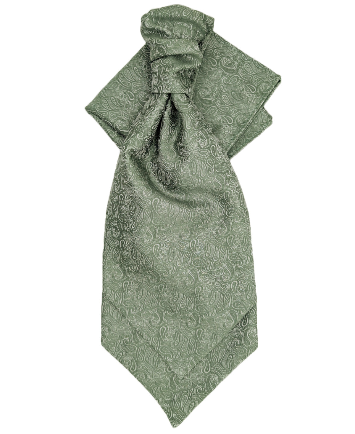 Sage Paisley Wedding Cravat