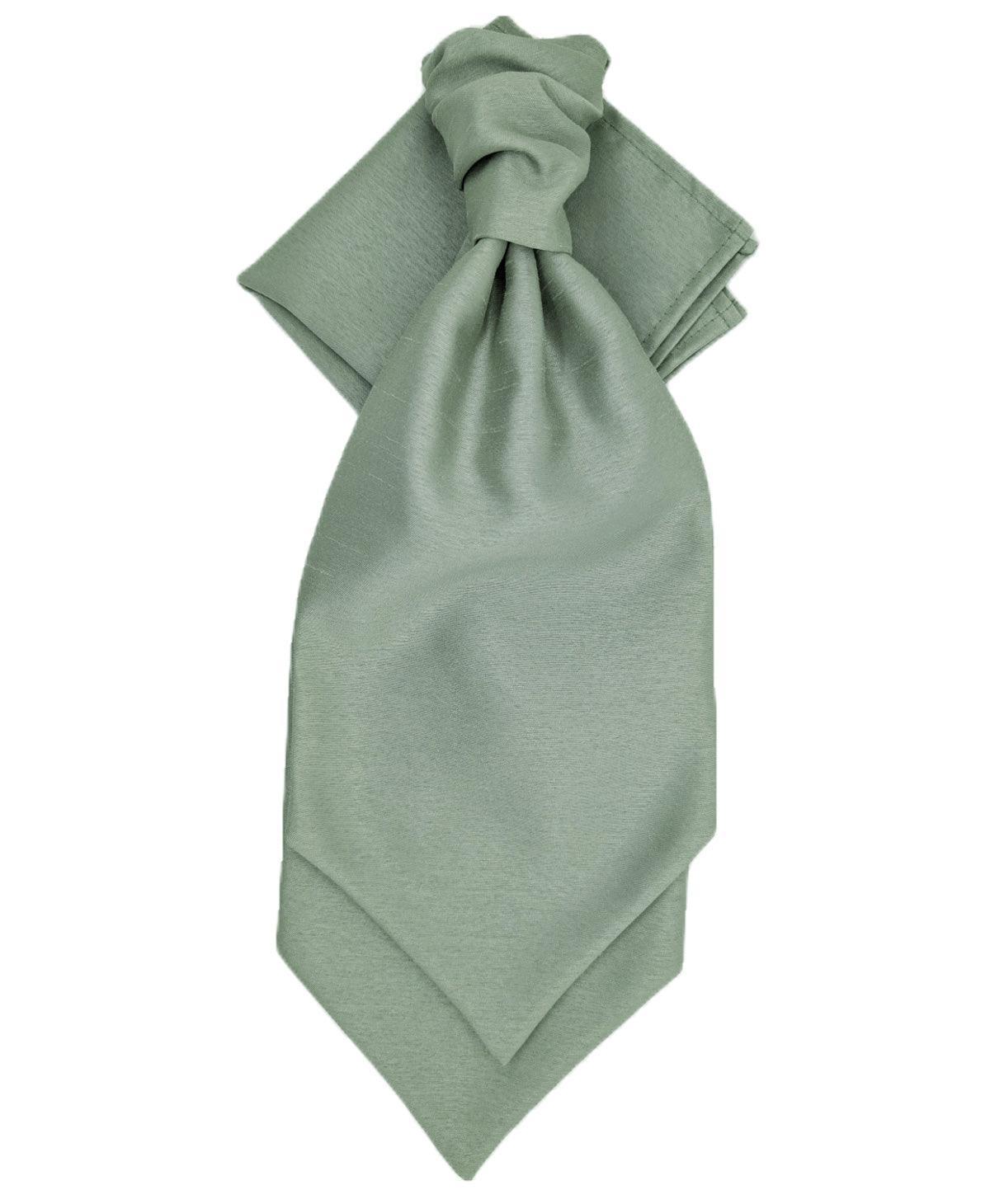 Seagrass Shantung Wedding Cravat