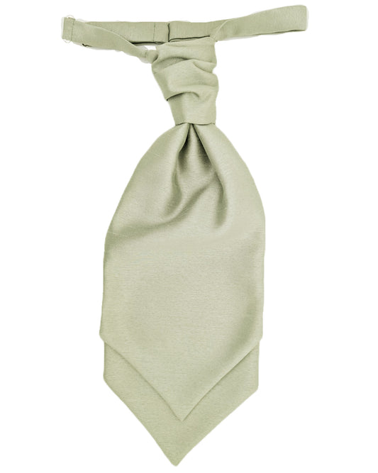 Light Sage Shantung Boys Wedding Cravat