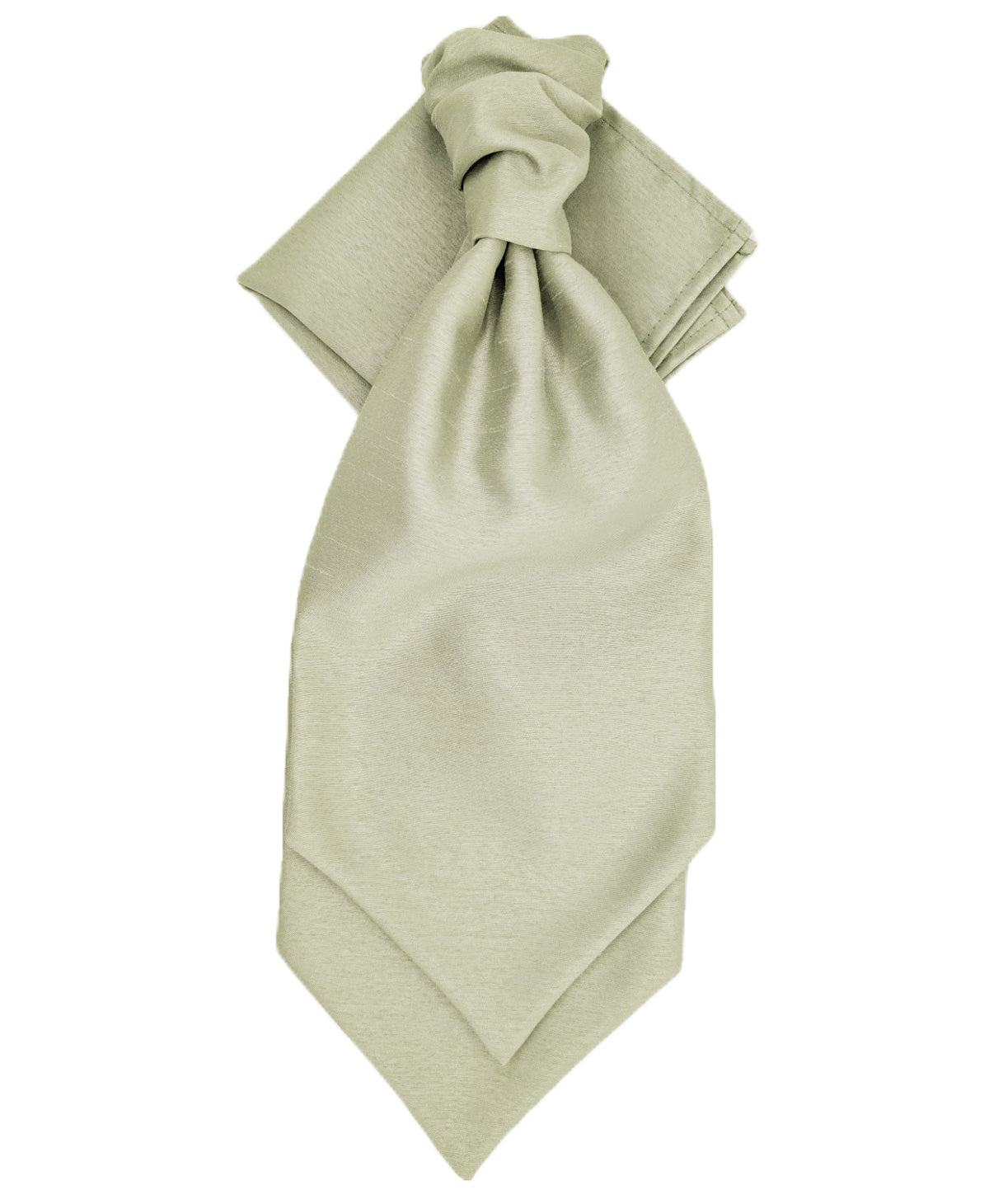 Light Sage Shantung Wedding Cravat