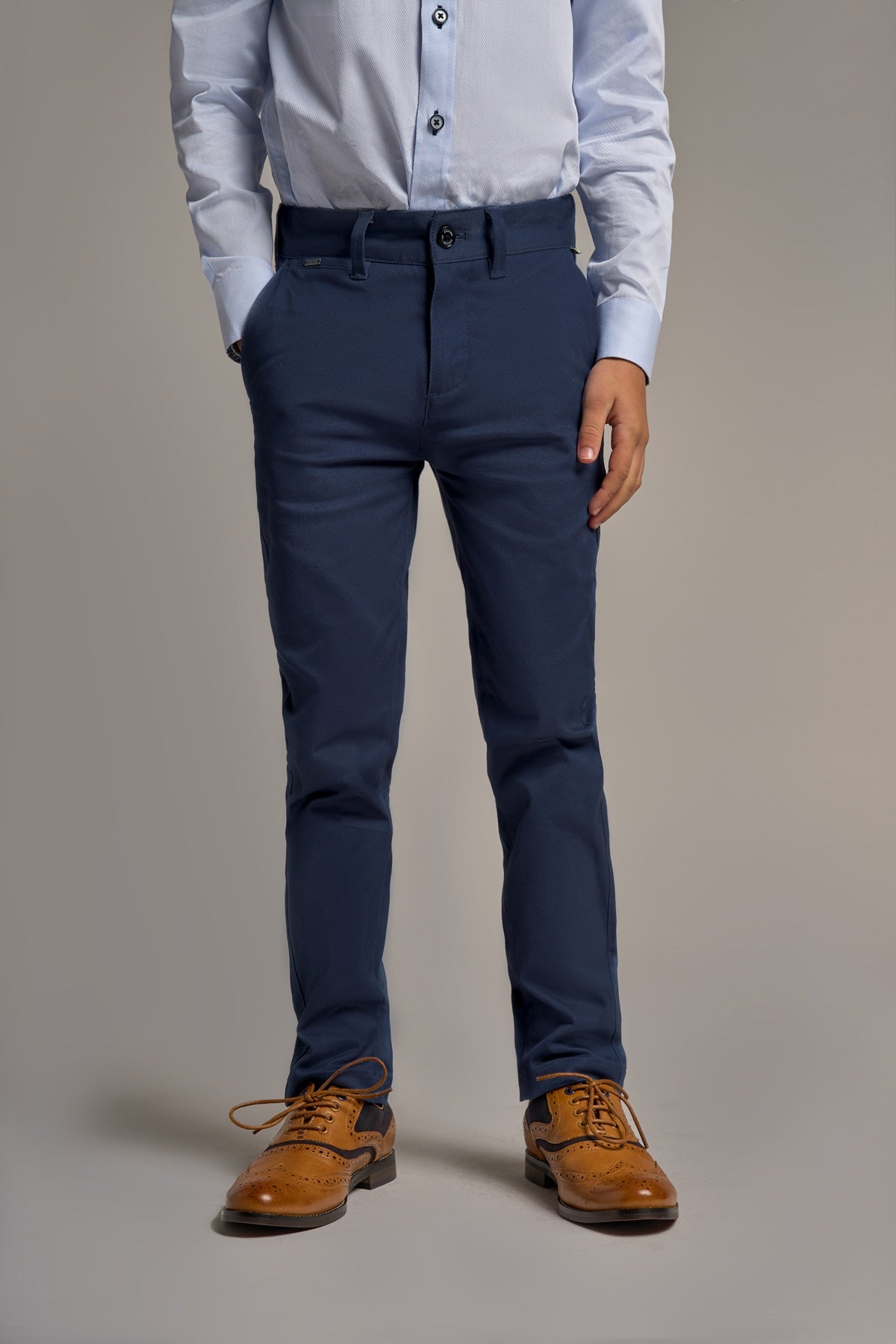 Dakota Navy Boys Chinos - Childrenswear - 23R - Swagger & Swoon