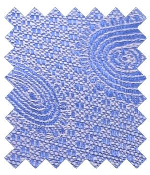 Dark Cornflower Paisley Wedding Swatch - Swatch - Swagger & Swoon