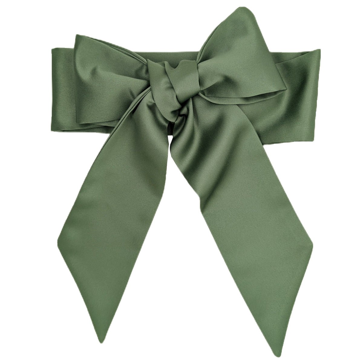 Dark Sage Bridesmaid Sash - Custom - Large Sash (Age 5 - 11) - Swagger & Swoon