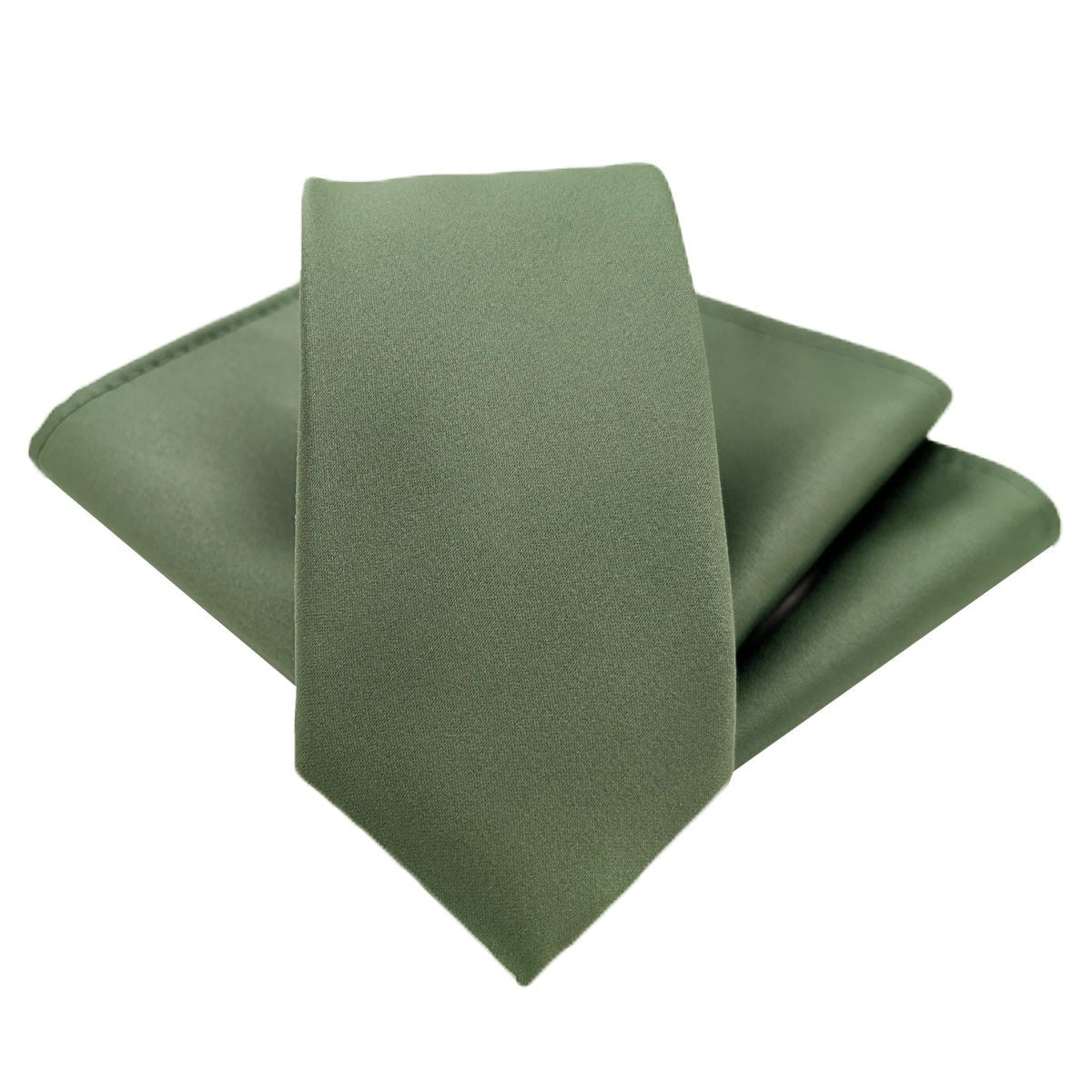 Dark Sage Pocket Square - Wedding Pocket Square - Swagger & Swoon