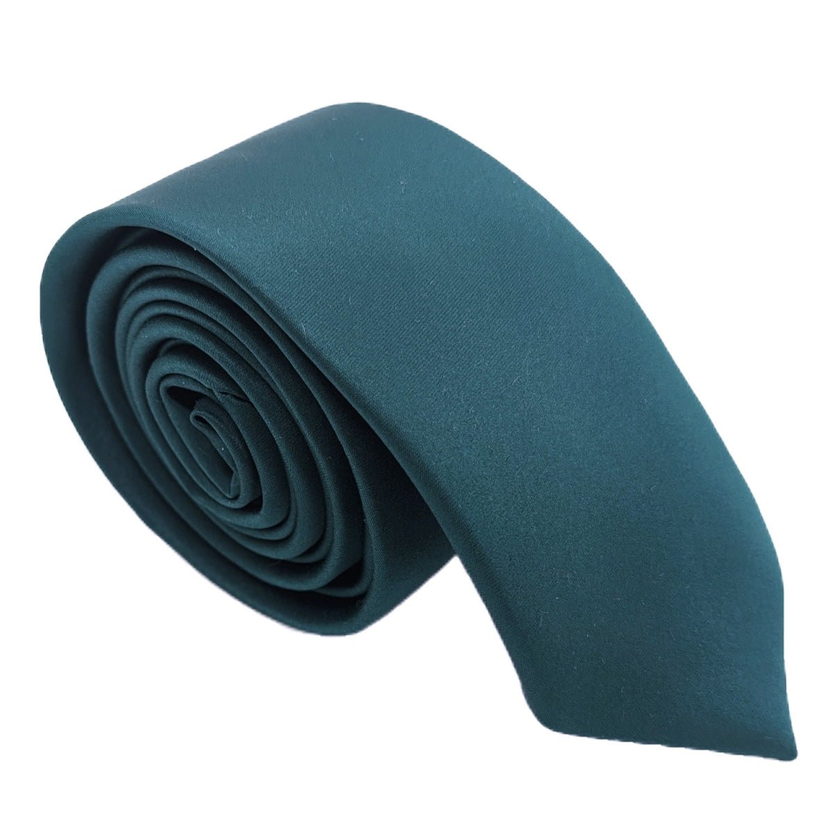 Dark Teal Boys Ties - Childrenswear - Self - Tie (Age 6 - 12) - Swagger & Swoon