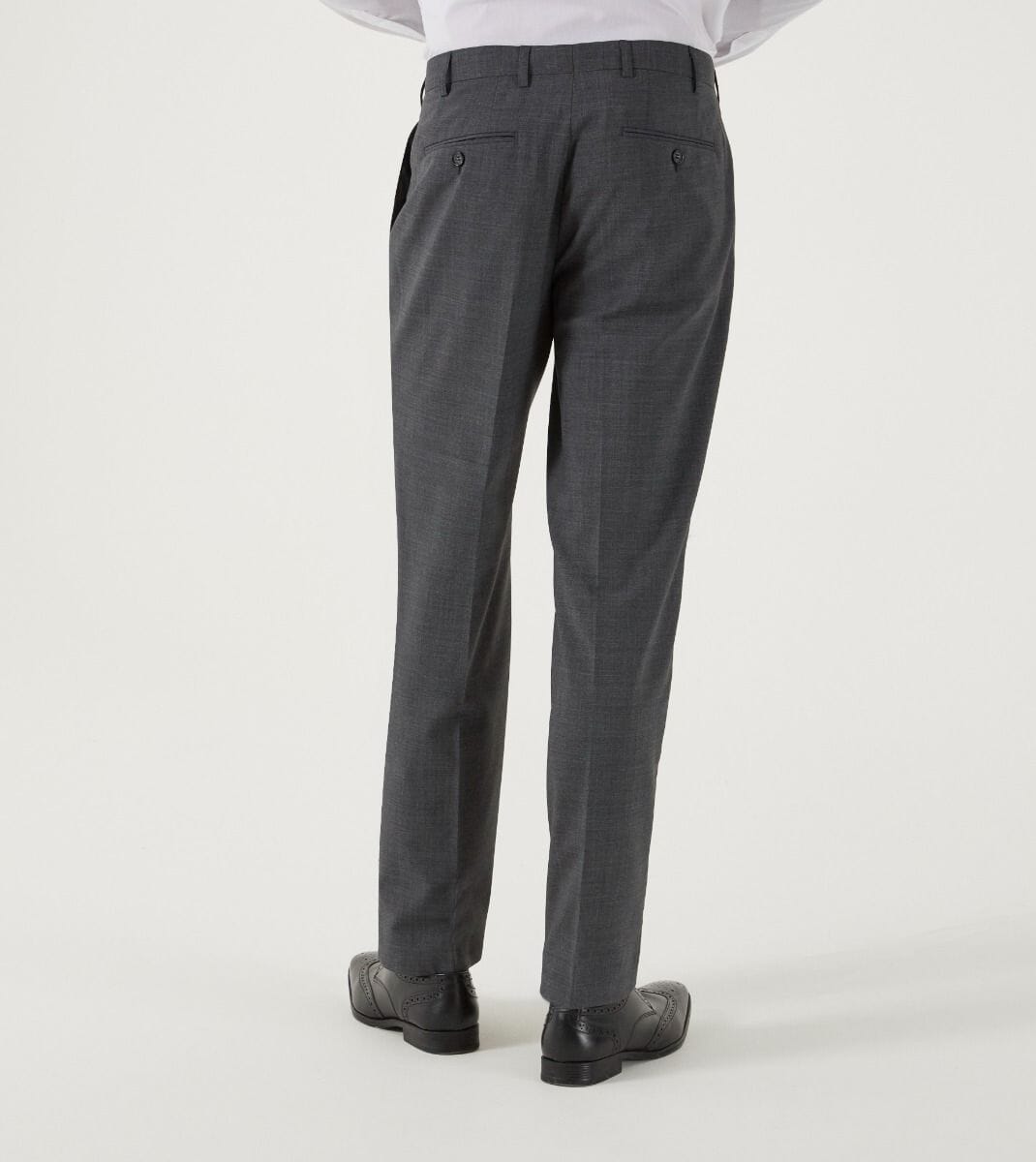 Darwin Grey Trousers - Trousers - 28R - Swagger & Swoon