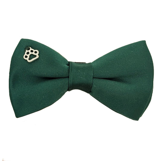 Pine Green Dog Bow Tie