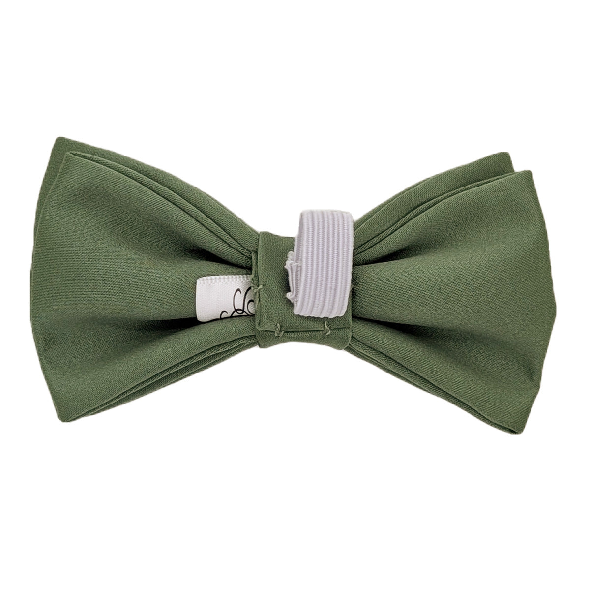 Dark Sage Dog Bow Tie