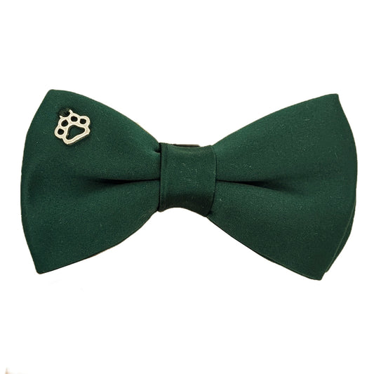 Bottle Green Dog Bow Tie