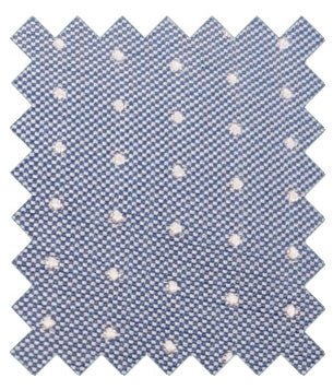 Dotty Blue Silk Wedding Swatch - Swatch - Swagger & Swoon