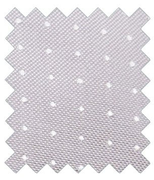 Dotty Silver Silk Wedding Swatch - Swatch - Swagger & Swoon