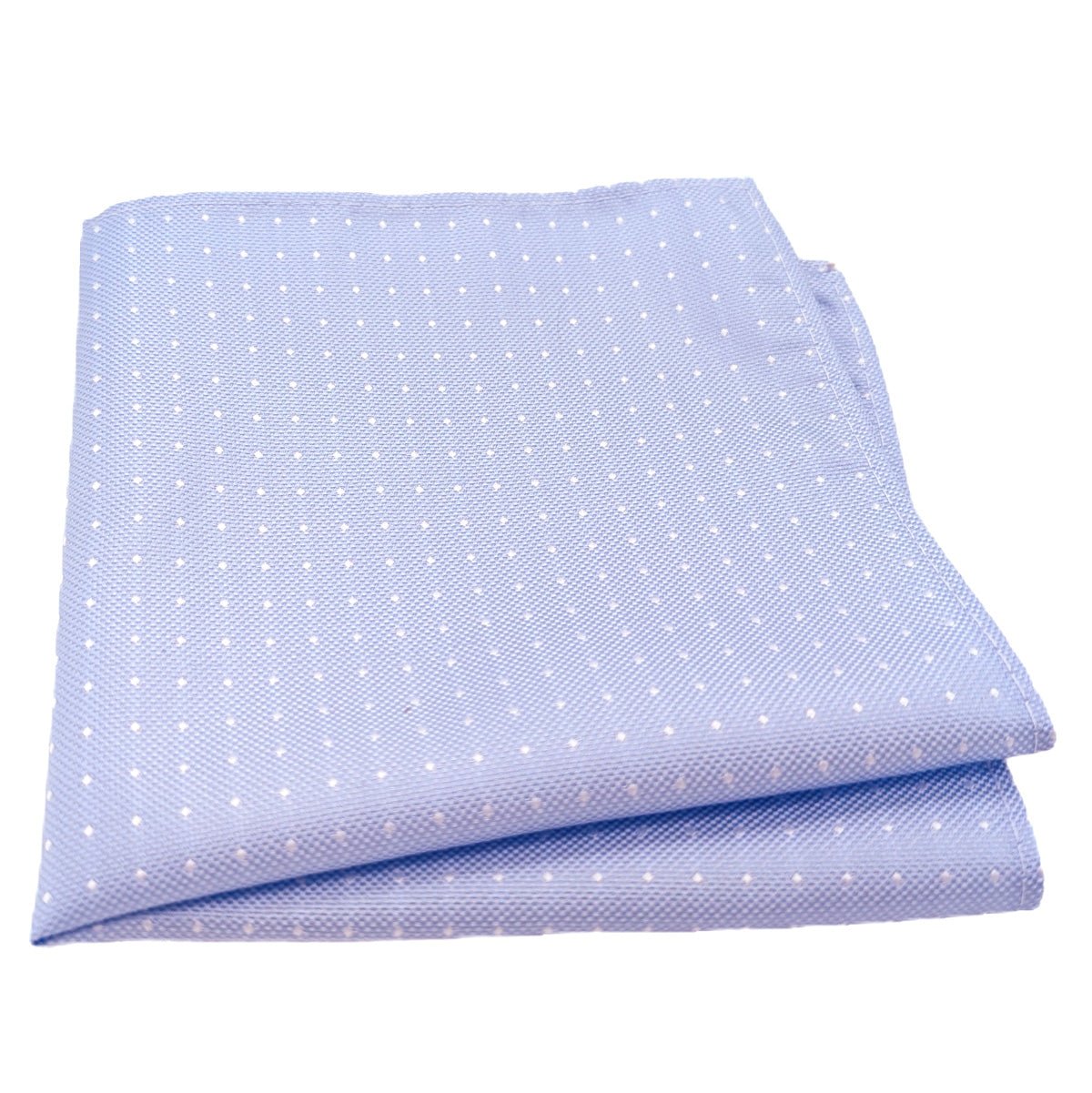 Dotty Sky Blue Pocket Square - Wedding Pocket Square - Swagger & Swoon