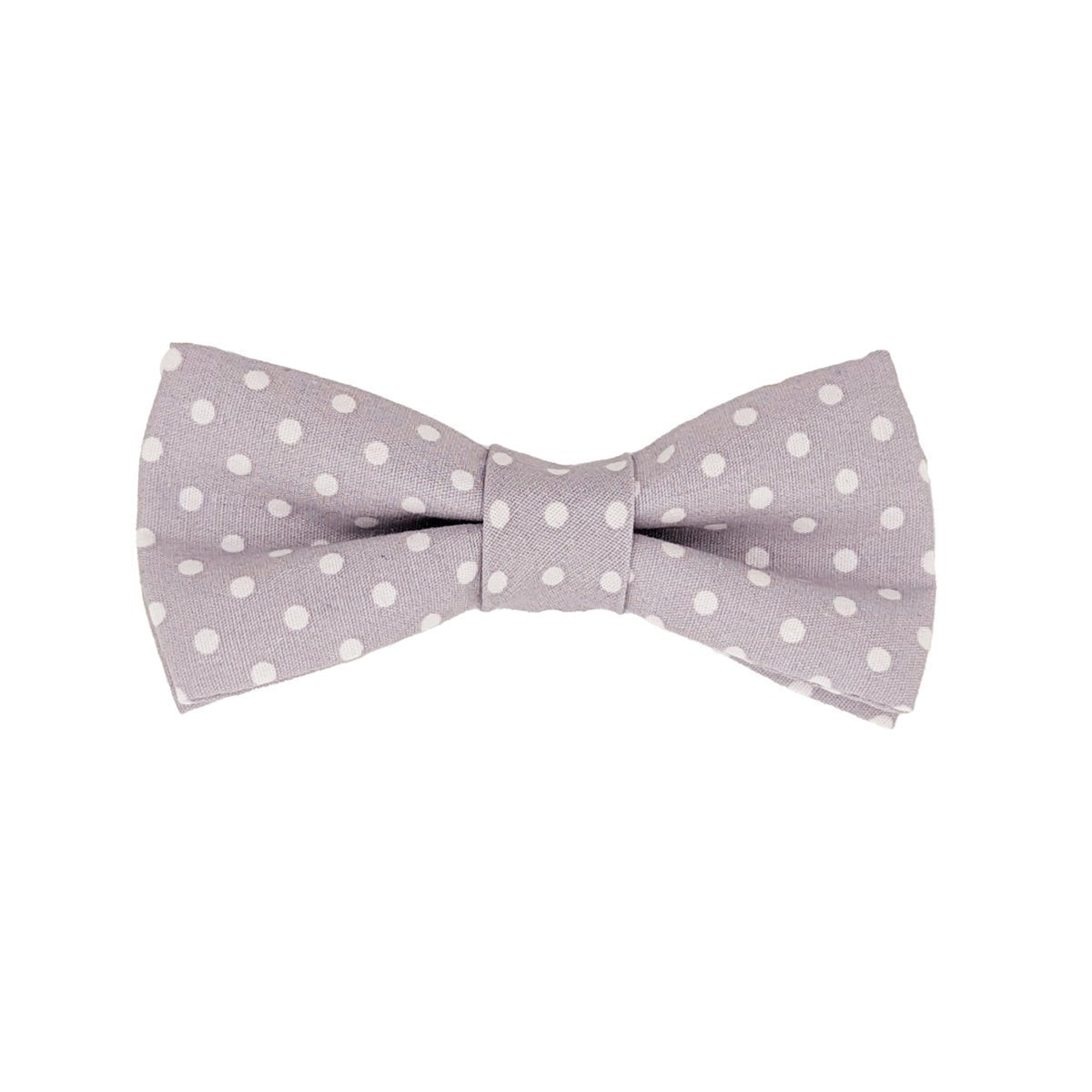 Dove Spot Boys Bow Ties - Childrenswear - Neckstrap (Age 5 - 12) - Swagger & Swoon