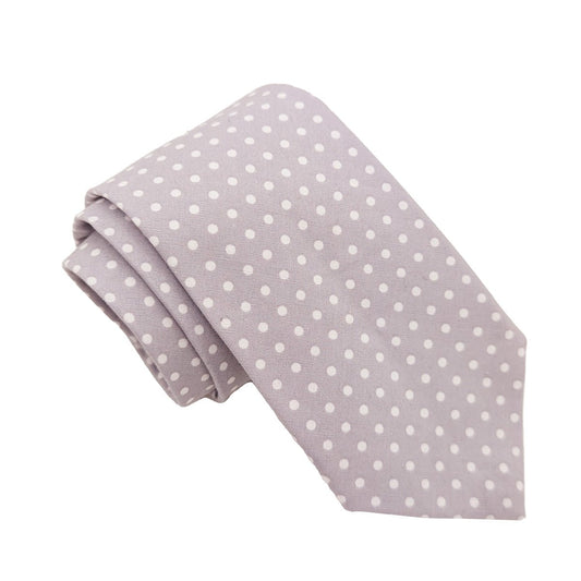 Dove Spot Boys Ties - Childrenswear - Self - Tie (Age 6 - 12) - Swagger & Swoon