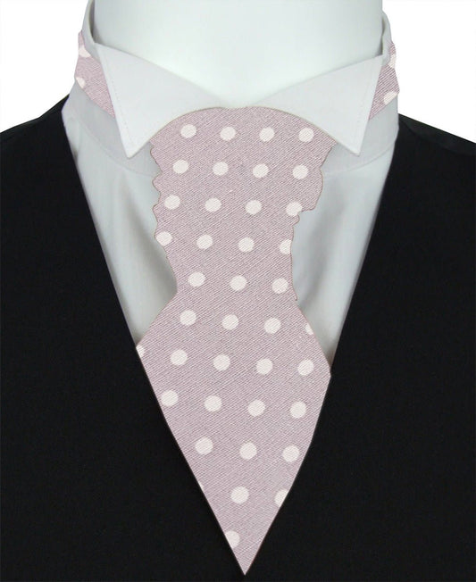 Dove Spot Boys Wedding Cravat - Childrenswear - Swagger & Swoon