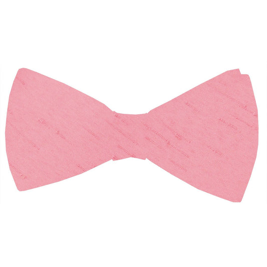 Dusky Pink Shantung Bow Tie - Wedding Bow Tie - Pre - Tied - Bow Tie Only - Swagger & Swoon