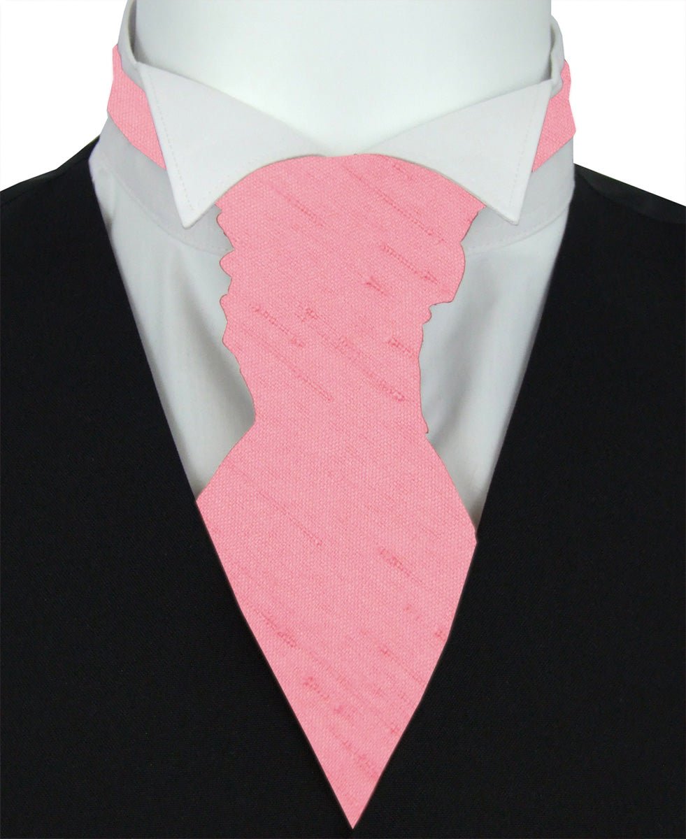 Dusky Pink Shantung Boys Wedding Cravat - Childrenswear - Swagger & Swoon