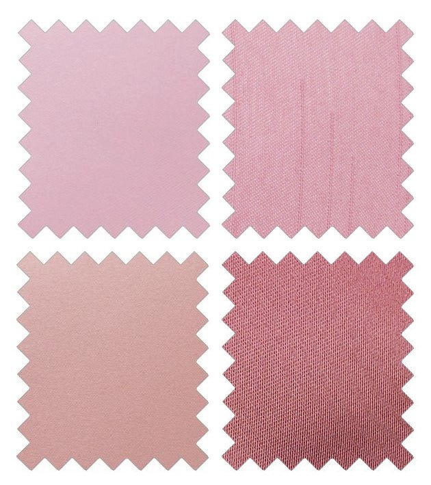 Dusky Pink Wedding Tie Swatch Pack - Swatch - Swagger & Swoon