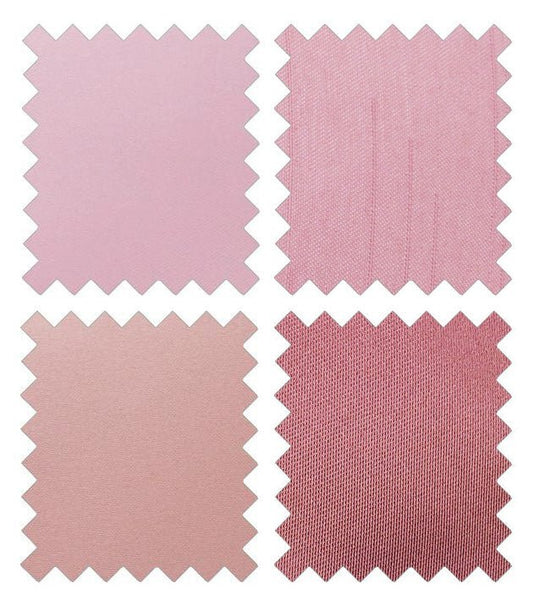 Dusky Pink Wedding Tie Swatch Pack - Swatch - Swagger & Swoon