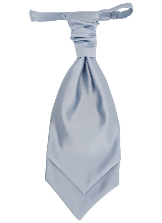 Dusty Blue Wedding Cravat - Wedding Cravat - Pre - Tied - Cravat Only - Swagger & Swoon