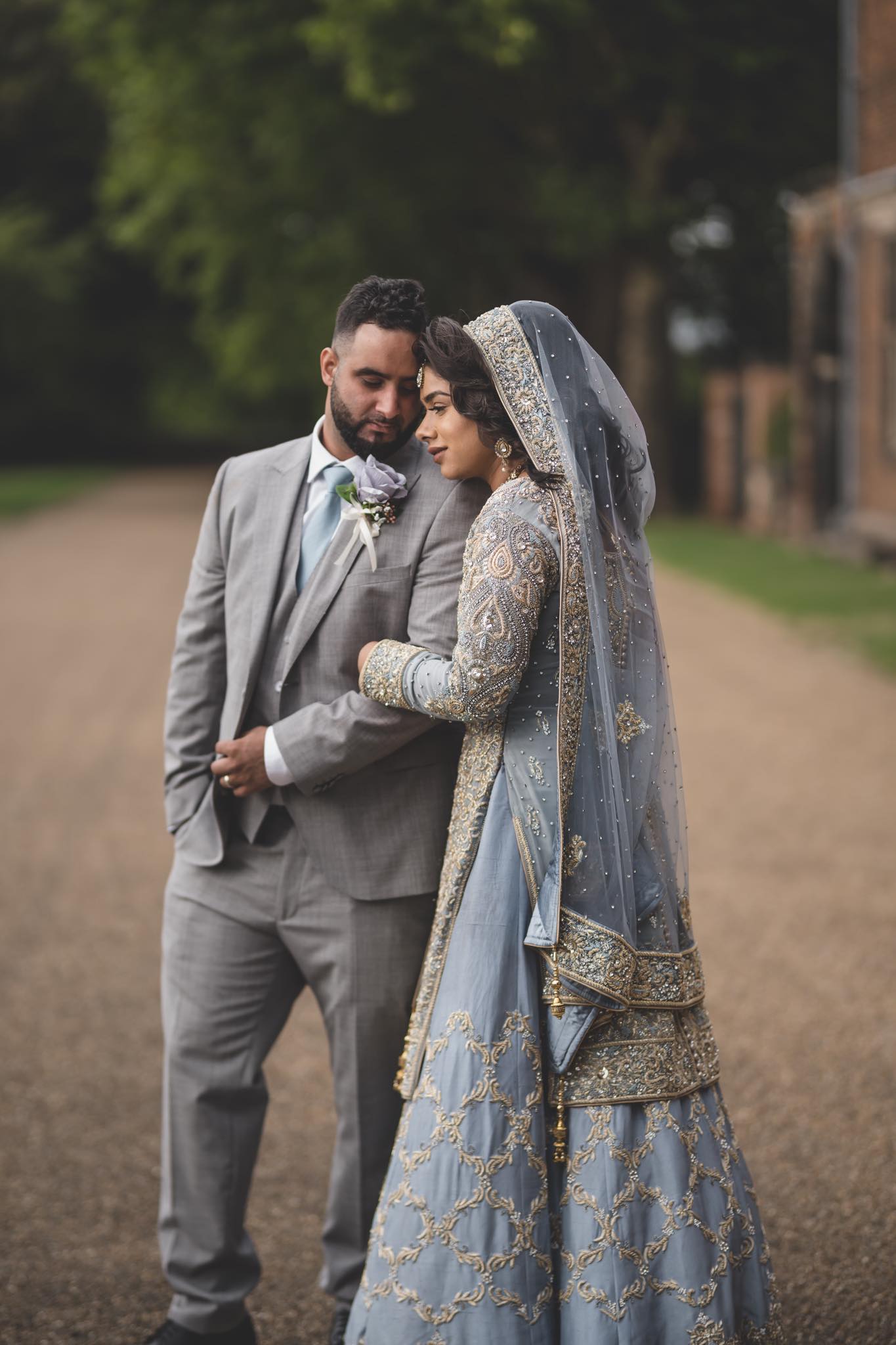 Dusty Blue Wedding Tie - Wedding Tie - Skinny - Add Pocket Square - Save £1.00 - Swagger & Swoon