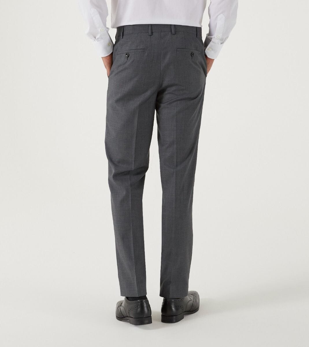 Farnham Grey Trousers - Trousers - 28R - Swagger & Swoon