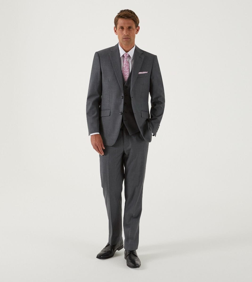 Farnham Grey Trousers - Trousers - 28R - Swagger & Swoon