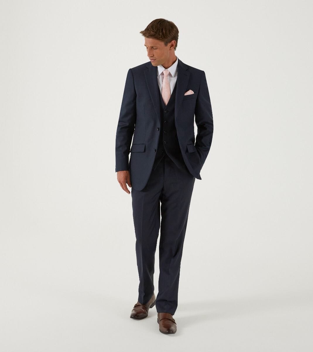 Farnham Navy Wedding Suit Swatch