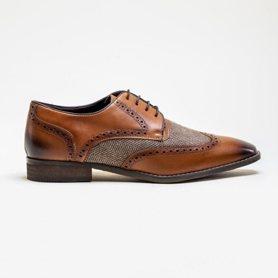 Faro Tan Tweed Shoes - Shoes - 7 - Swagger & Swoon