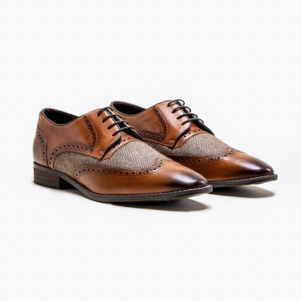 Faro Tan Tweed Shoes - Shoes - 7 - Swagger & Swoon