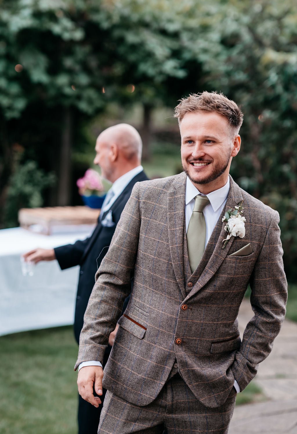 Fern Green Wedding Tie - Wedding Tie - Regular - Add Pocket Square - Save £1.00 - Swagger & Swoon