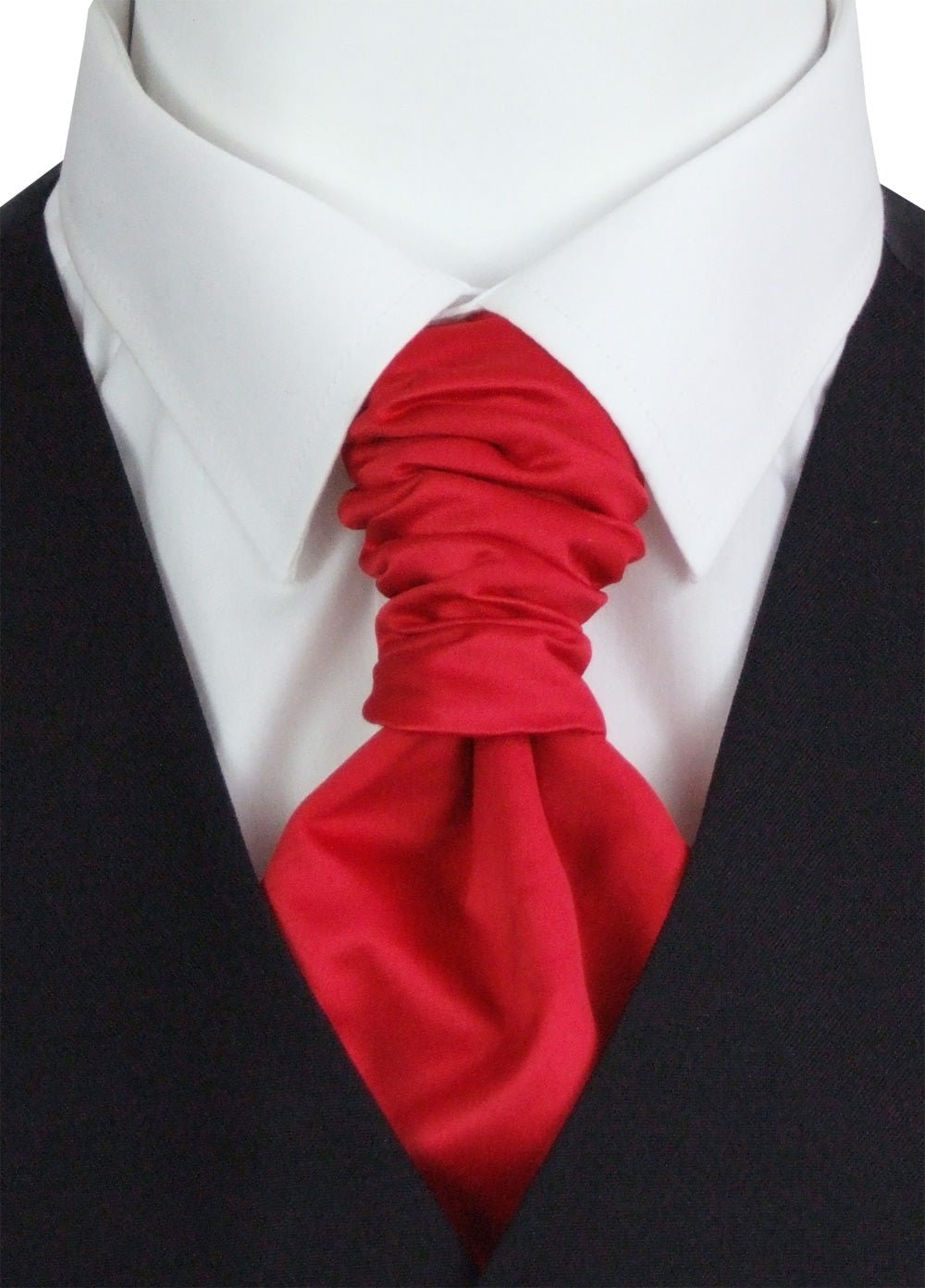 Flame Red Boys Wedding Cravat - Childrenswear - Swagger & Swoon