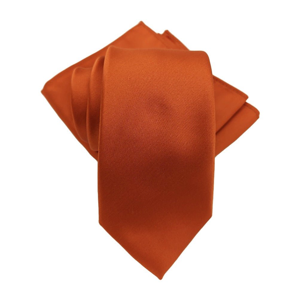 French Marigold Wedding Tie - Wedding Tie - Regular - Add Pocket Square - Save £1.00 - Swagger & Swoon