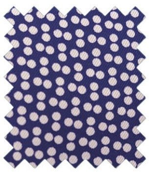 French Navy Dotty Wedding Swatch - Swatch - Swagger & Swoon