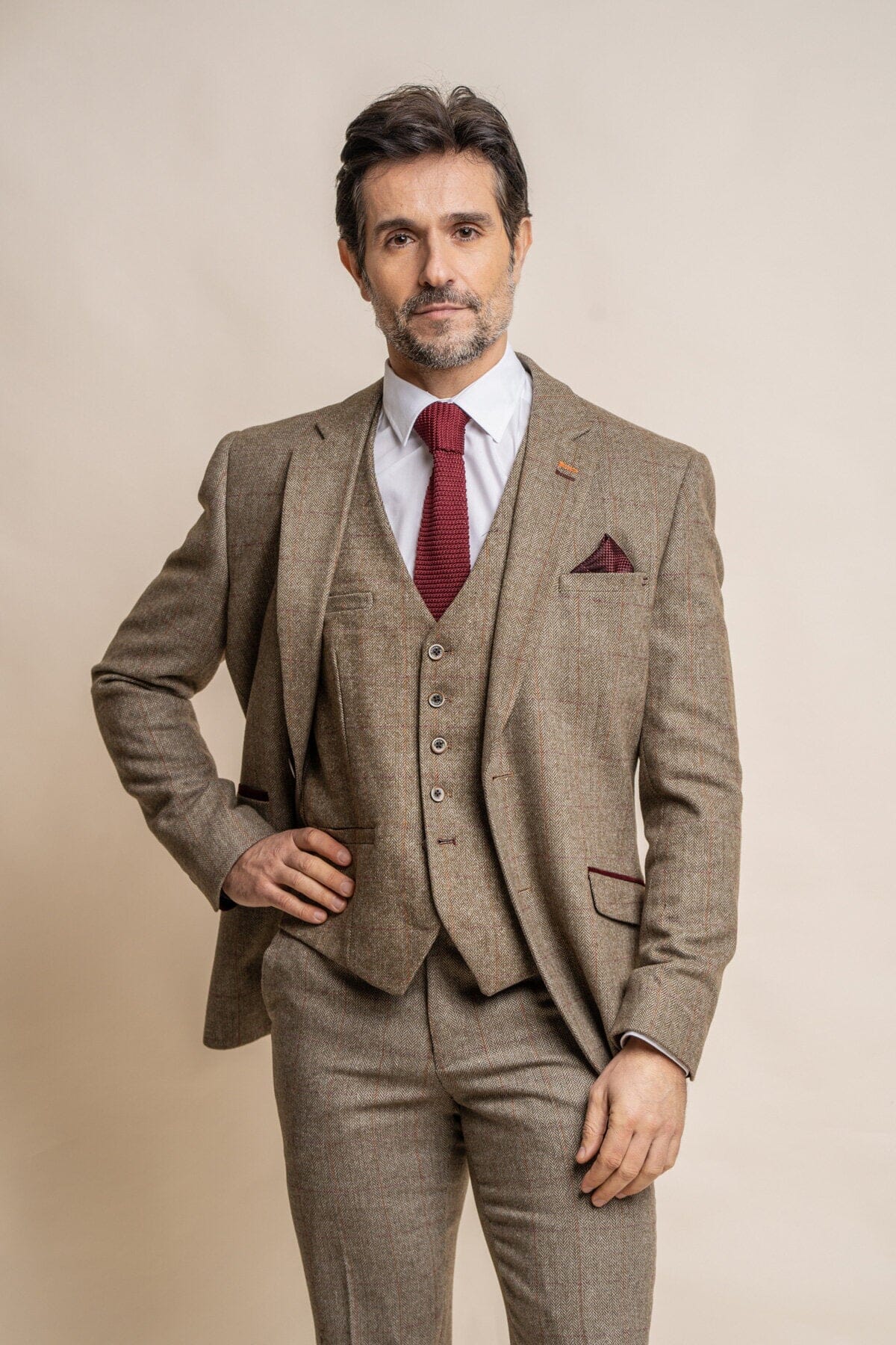 Gaston Sage Tweed Blazer - Blazers & Jackets - 