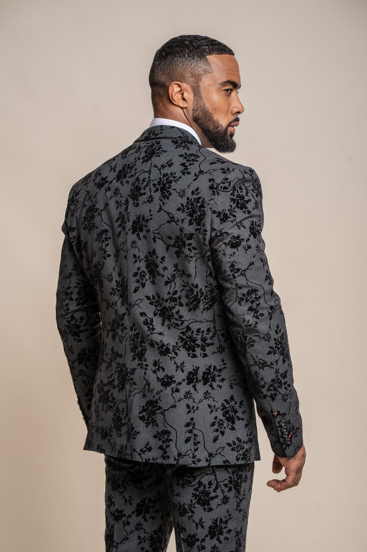 Georgi Black Floral Blazer - Blazers & Jackets - 