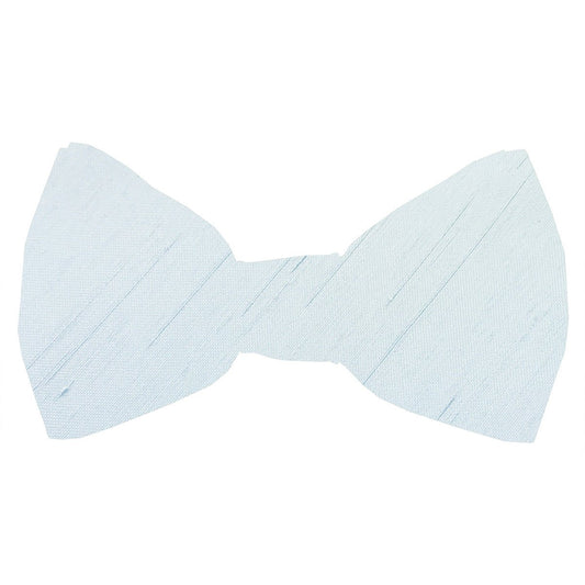 Glacier Shantung Boys Bow Ties - Childrenswear - Neckstrap (Age 5 - 12) - Swagger & Swoon