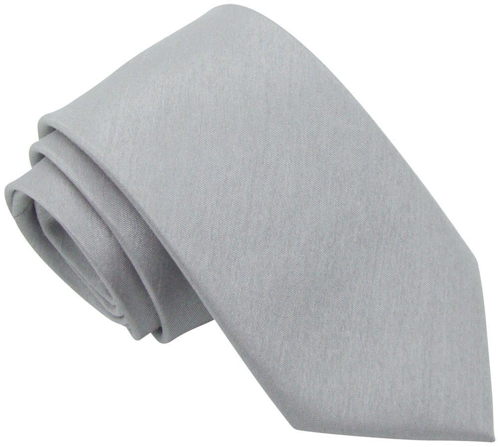 Granite Shantung Boys Ties - Childrenswear - Self - Tie (Age 6 - 12) - Swagger & Swoon