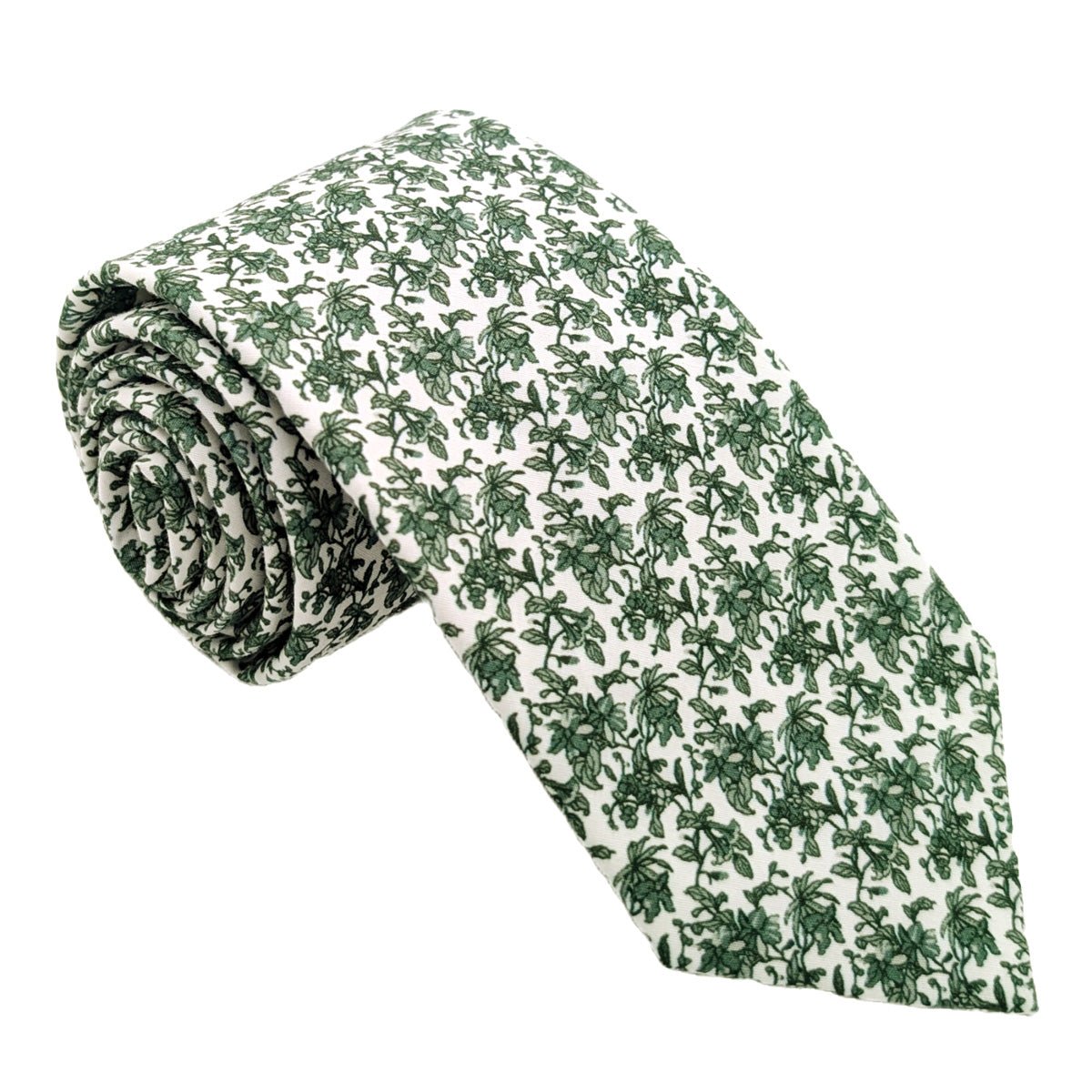 Green Floral Cotton Wedding Swatch - Swatch - Swagger & Swoon