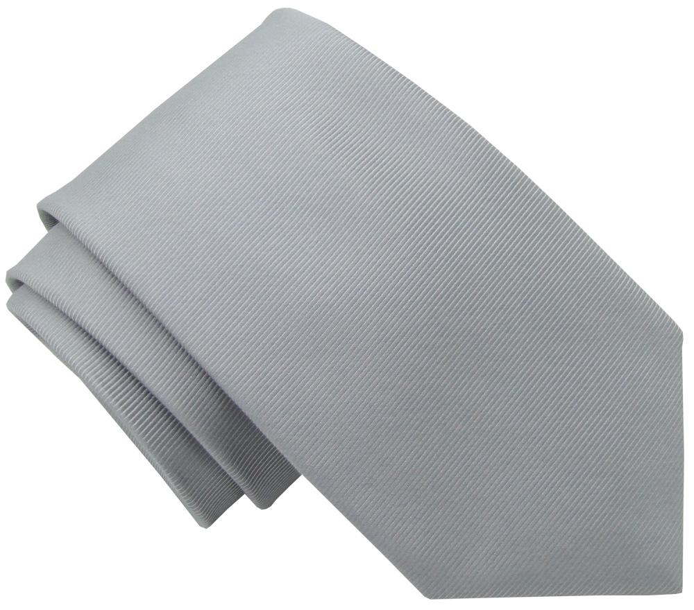 Grey Twill Wedding Tie - Wedding Tie - Regular - Tie Only - Swagger & Swoon