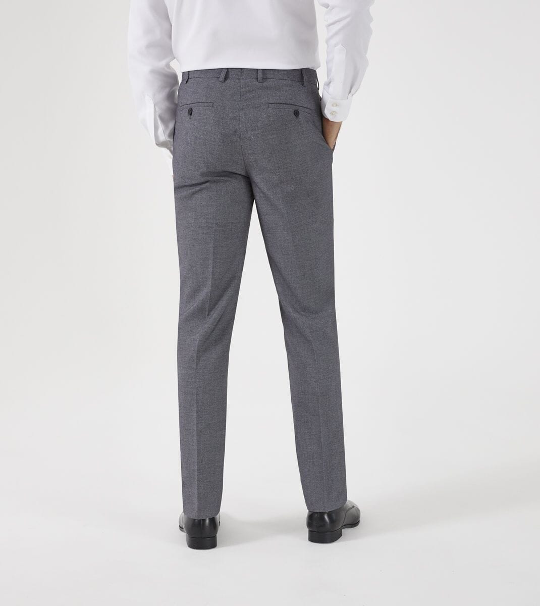 Harcourt Silver Trousers - Trousers - 28R - Swagger & Swoon