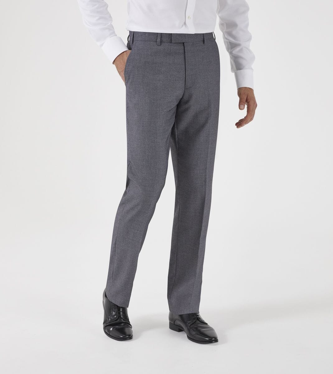 Harcourt Silver Trousers - Trousers - 28R - Swagger & Swoon