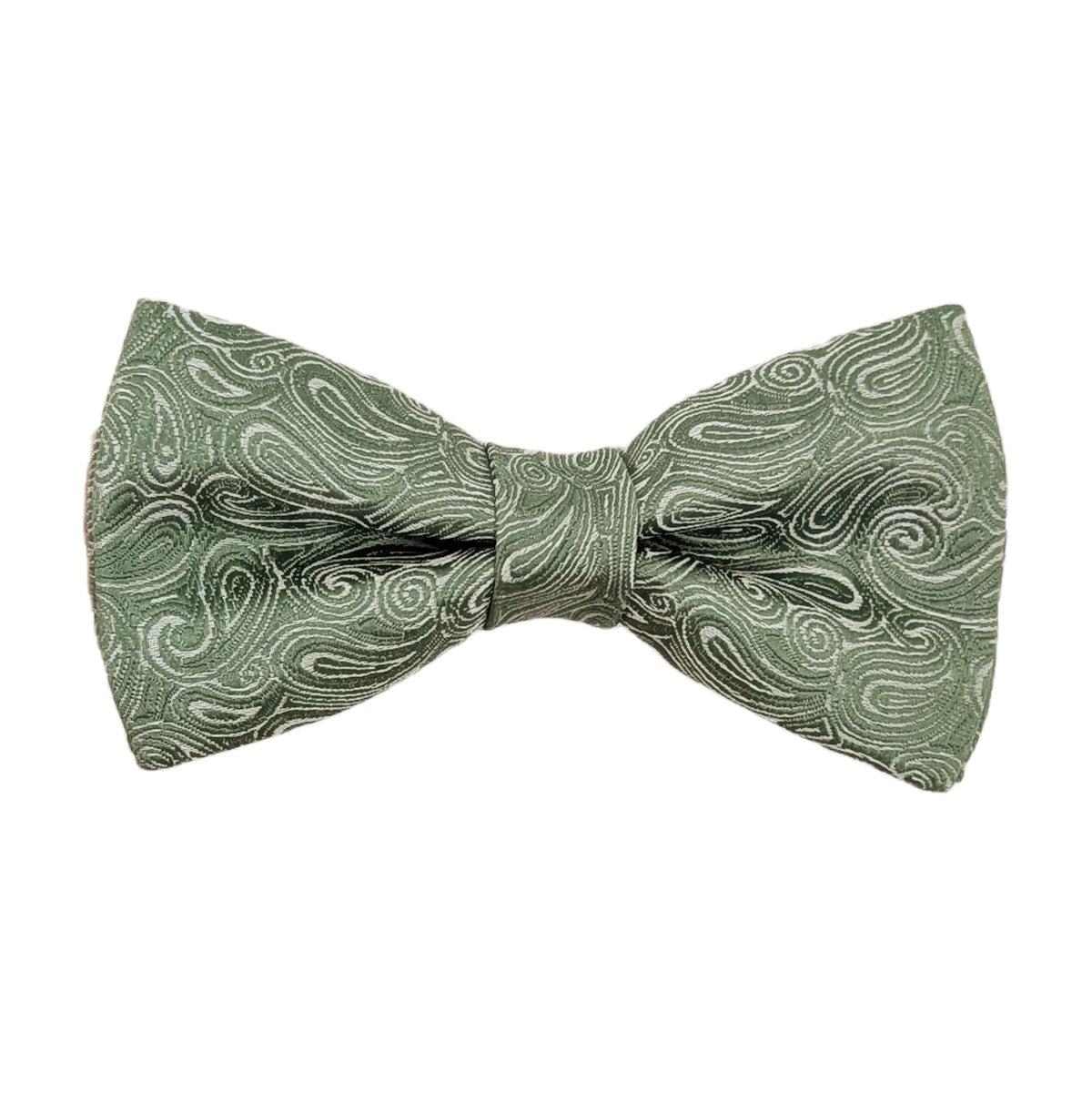 Sage Paisley Hair Bow