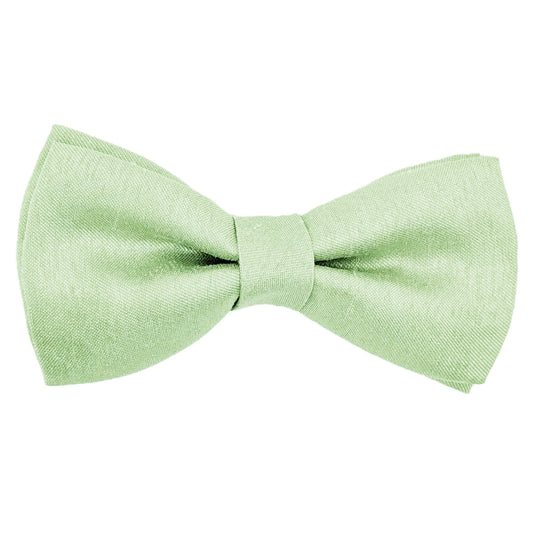 Water Mint Shantung Hair Bow