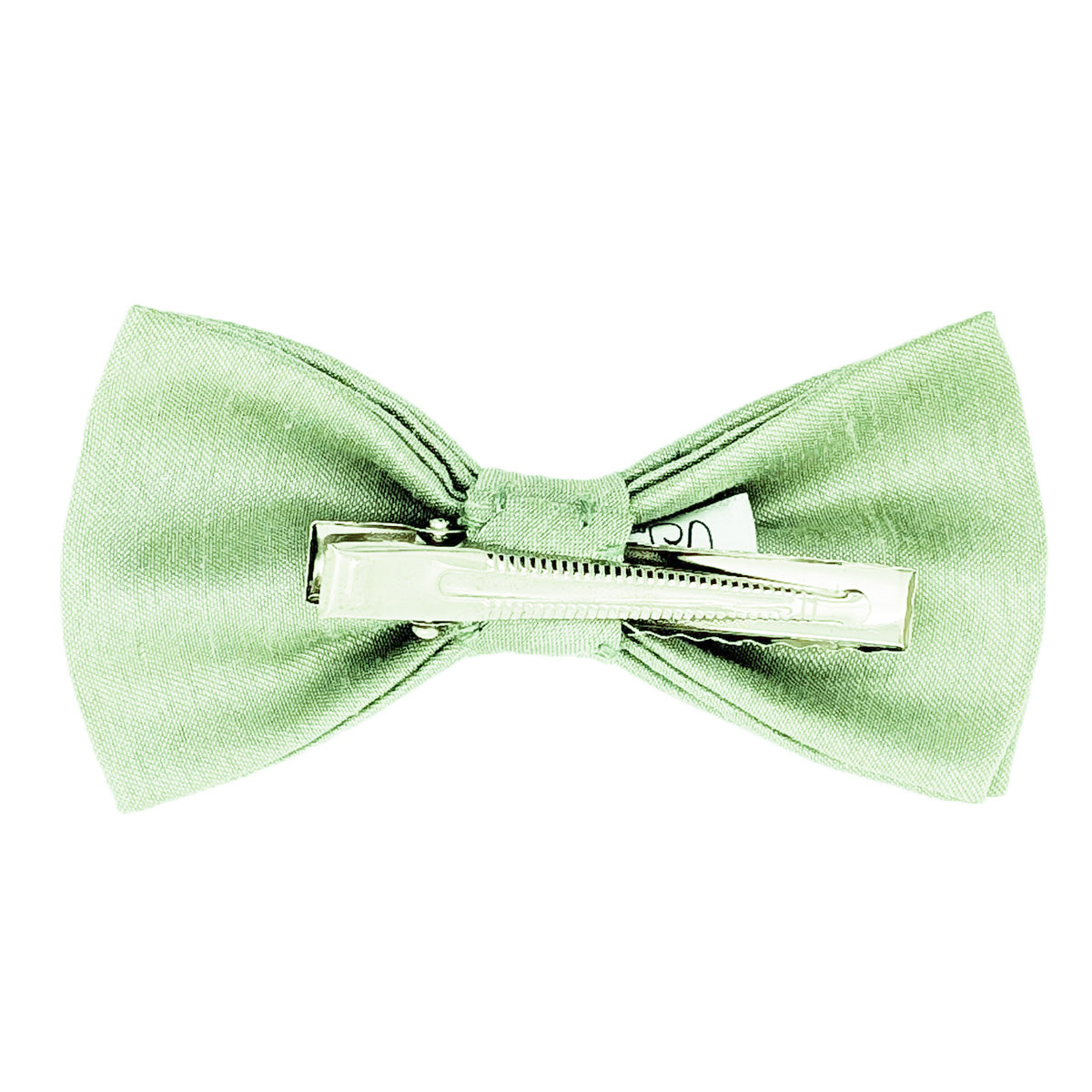 Water Mint Shantung Hair Bow