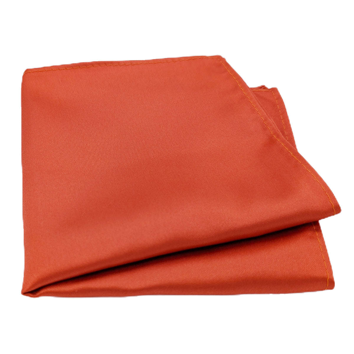 Burnt Orange Pocket Square