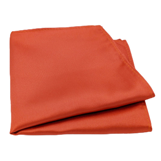 Burnt Orange Pocket Square