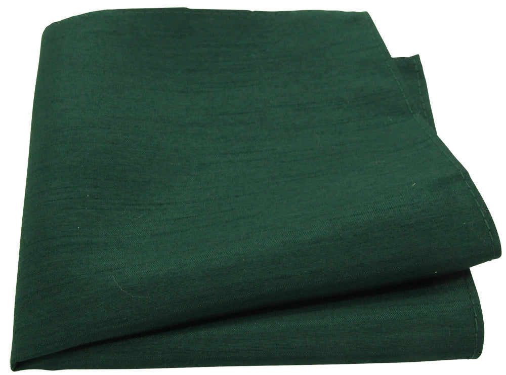 Evergreen Shantung Pocket Square