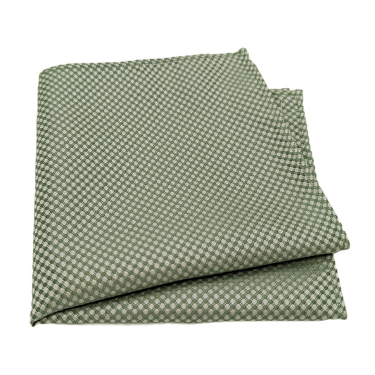 Sage Patterned Pocket Square